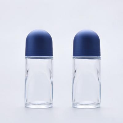 China Glass Refillable Roll On Deodorant Bottles OEM Diameter 35.2mm for sale
