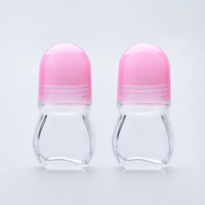 China Sunlight Deodorant Roller Bottle Glass Material Refillable Empty for sale