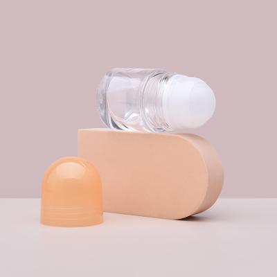 China Amber Color Essential Oil Roller Bottles 90ml Plastic Material for sale