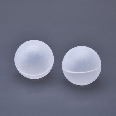 China A bola de rolo plástico transparente lisa personalizou o rolo oco da cor em bolas à venda