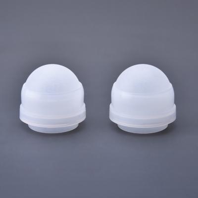 China White PP Roller Ball Inserts Ball Diameter 25.4mm For Empty Deodorant Bottle for sale