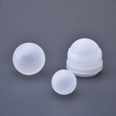 China La bola blanca del rulo de plástico inserta 28.6m m para las botellas 75ml o 50ml en venta