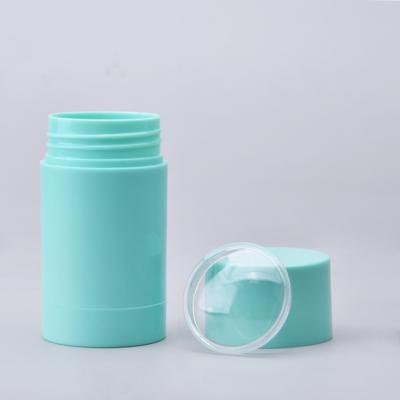 China Round Twist Up Plastic Deodorant Tubes Container Silk Screen Printing for sale