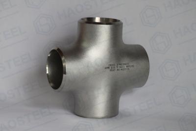 China Buttweld Reducing Straight Stainless Steel Cross Welding Casting JIS B2311 for sale