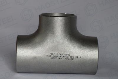 China BSPP Thread Industrial Pipe Fittings Casting Straight Stainless Steel Tee Fittings for sale