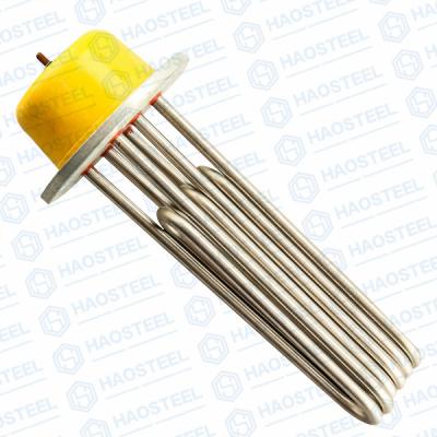 China Immersion Boiler Electric Flange Tubular Heating Element Explosion Proof for sale