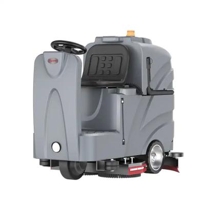 China Electric Concrete Floor Cleaner Machine Heavy Duty Battery Powered OEM for sale