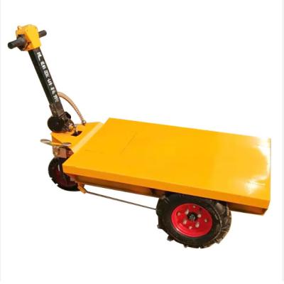 China Platform Hand Cart For Construction Small Electric Hand Trolley Truck for sale
