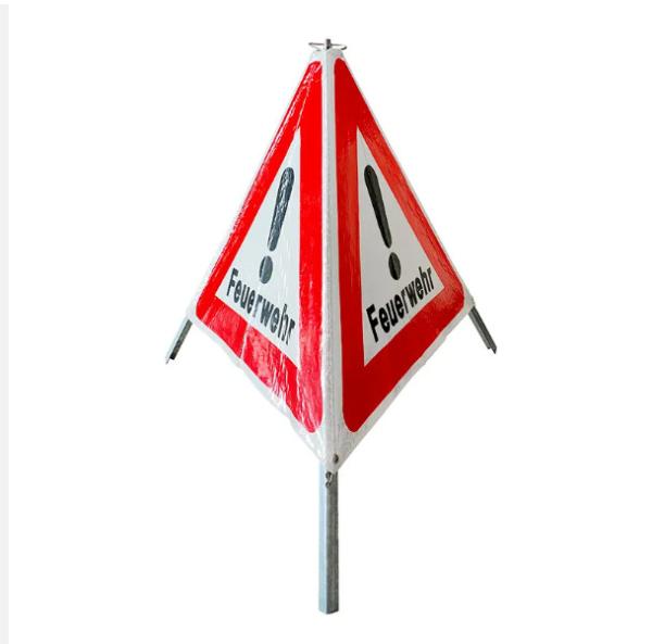 Quality High Visibility Emergency Warning Sign Traffic Portable Folding ODM 700mm for sale