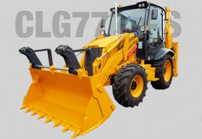 China High Quality 9ton Rated Backhoe Loader CLG777A-S For Sale Construction Machinery for sale