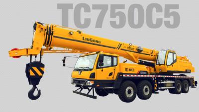 China 75 Ton Building Construction Machines Mobile Hydraulic Truck Crane TC750C5 for sale