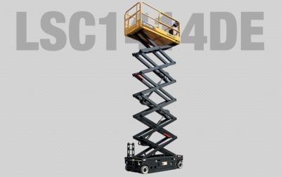 China Official Aerial Working Platform LSC1414DE, Chinese Self Propelled Hydraulic Tracked Scissor Lift for sale