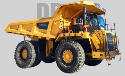 China DR50C Camiões de mineração autônomos a carga de 40000kg Camião de descarga de mineração pesado à venda