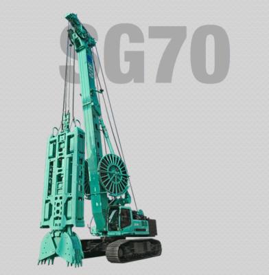China ISO Building Construction Machines SG70 Hydraulic Diaphragm Wall Grab for sale