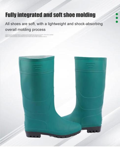 Quality Piercing Resistant Waterproof Rain Boot PVC Customizable ISO Certificate for sale