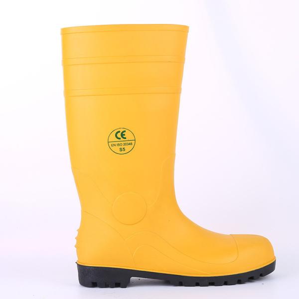 Quality Piercing Resistant Waterproof Rain Boot PVC Customizable ISO Certificate for sale