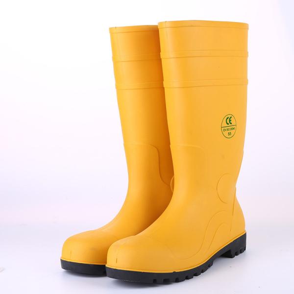 Quality Piercing Resistant Waterproof Rain Boot PVC Customizable ISO Certificate for sale