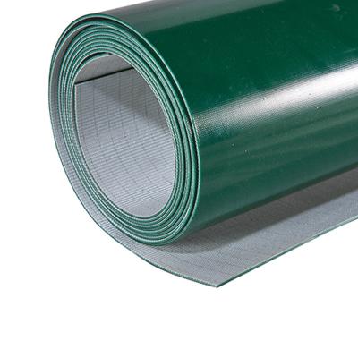 China 2.0mm Förderband Glatter, hellgrüner PVC-Förderband zu verkaufen