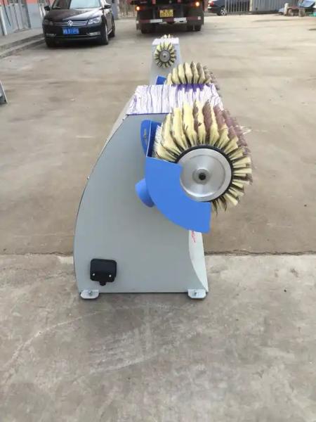 Quality CE 380v Husk Coconut Shell Removing Machine Brown Customized for sale