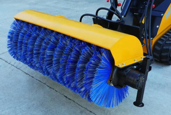 Quality Skid Steer Loader Rotary Broom Sweeper Crawler Practical Backward Sweeper for sale