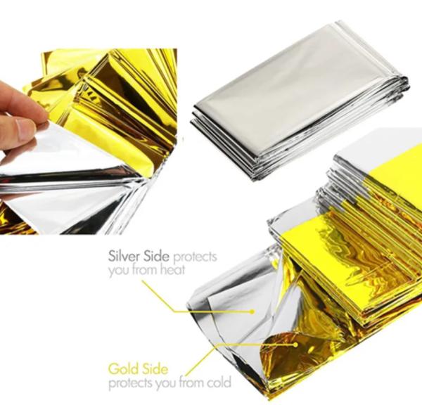 Quality Survival Waterproof Aluminum Foil Blanket Emergency For First Aid for sale