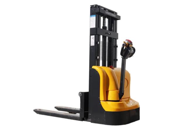 Quality Portable Semi Electric Pallet Stacker Manual Lifter Electric Stacker Truck for sale