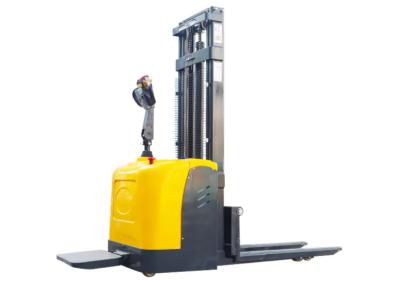 China Portable Semi Electric Pallet Stacker Manual Lifter Electric Stacker Truck for sale