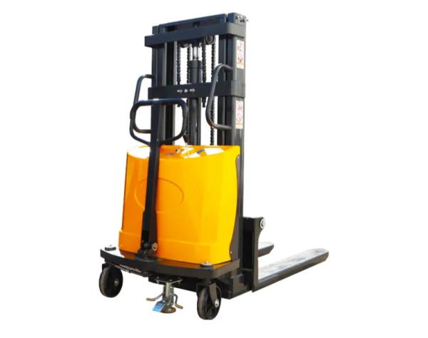 Quality Portable Semi Electric Pallet Stacker Manual Lifter Electric Stacker Truck for sale