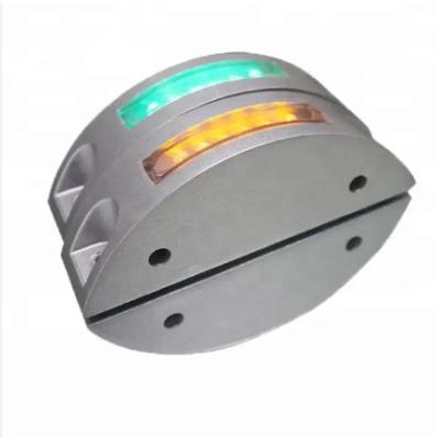 China Productos de aluminio para la seguridad vial Semi círculo LED impermeable ojos de gato en venta
