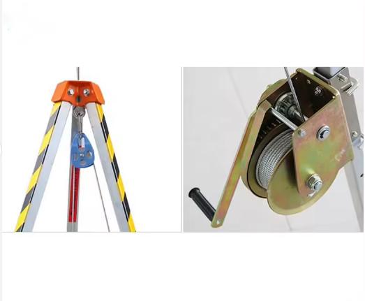 Quality Professional Hand Winch Rescue Tripod High Strength Aluminum for sale