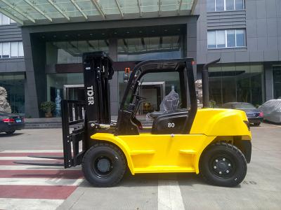 China ISUZU (12/80) x 2  Engine 8T Diesel Forklift Truck Maximal Heavy Container Forklift for sale