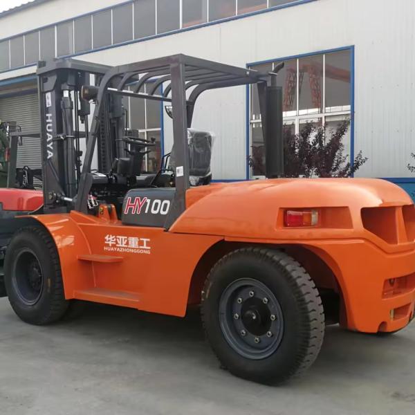 Quality Diesel 10 Ton CPC100 Hydraulic Diesel Forklift With EPA/Euro5 for sale