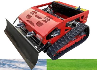 Chine Coupeuse de gazon robotisée avec pelle à neige à commande à distance Moteur de coupeuse de gazon 7,5 chevaux 45° Capacité de pente à vendre