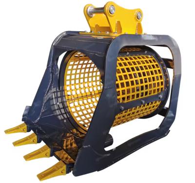 China Rotary Screening Bucket Sieving Screening Bucket For 18-23tons Heavy Duty Excavator for sale