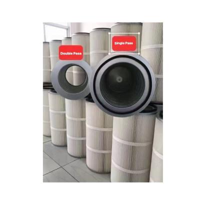 China Coated Dust Filter Cartridge Collector 0.5μ For Shot Blasting Machine for sale