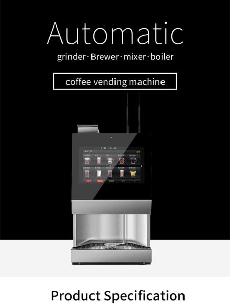 Quality MDB Protocol Commercial Bean To Cup Coffee Vending Machine 2000W for sale