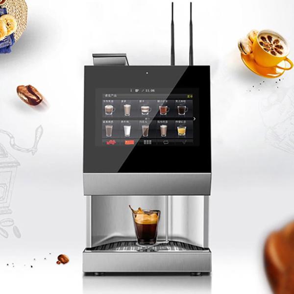Quality 15.6" Touch Screen Automatic Drink Office Coffee Vending Machine CE for sale