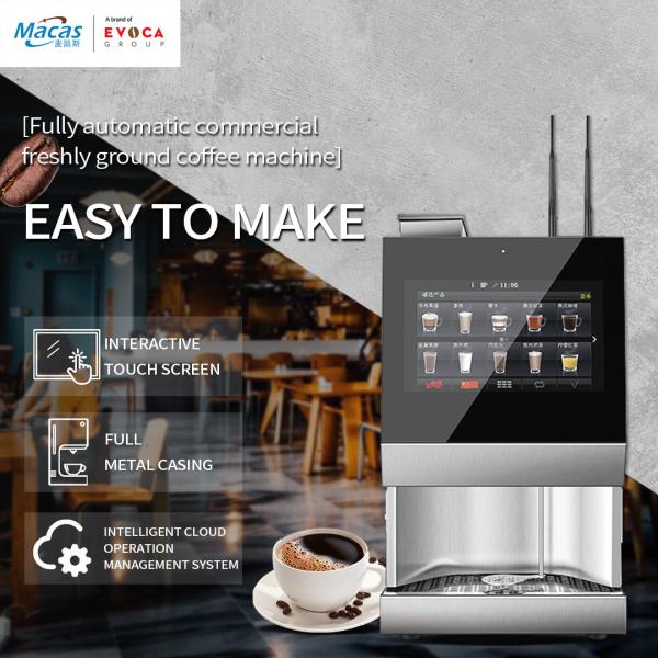 Quality Cappuccino Latte Tabletop Coffee Vending Machine Close Loop Control With IOT for sale