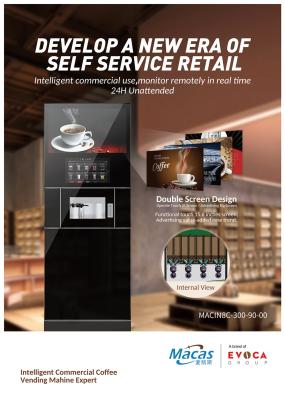 Cina USB 4G Router Espresso Coffee Instant Coffee Vending Machine 2800W in vendita