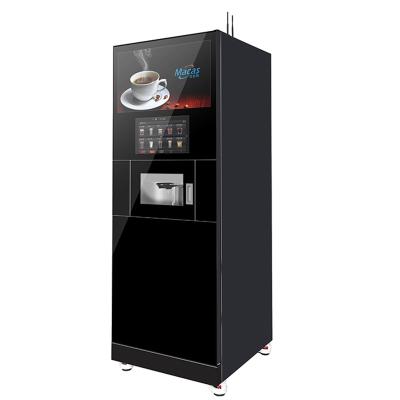 Chine Vendeuse automatique de café espresso en verre métallique pour la station de métro à vendre