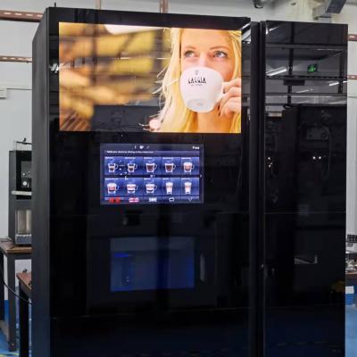 China 220VAC Máquina automática de venda de chá e café com máquina de fazer gelo à venda