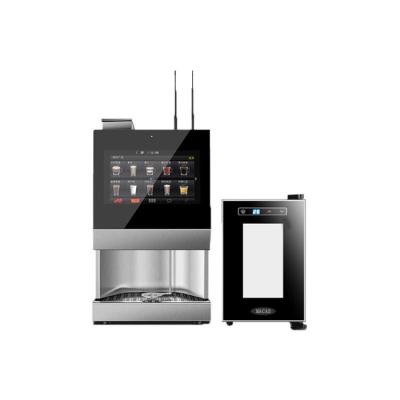 중국 220VAC 얼음 자동 커피 판매 기계 지원 IOT 판매용
