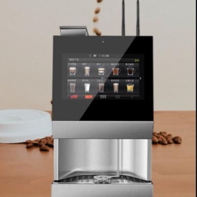 China Menu DIY Máquina de venda de café de balcão com conexão de água da torneira à venda