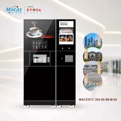 China Restaurant 2800W Floor Standing Coffee Machine Freshly Brewed Coffee Vending Machine for sale