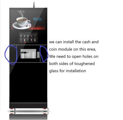 China EVOACAS Máquina de venda automática de cappuccino negócio controle remoto WIFI 4G à venda