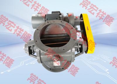China Carbon Steel Stainless Steel Dispenser Rotary Feeder Valve Custom Electric Pneumatic for sale