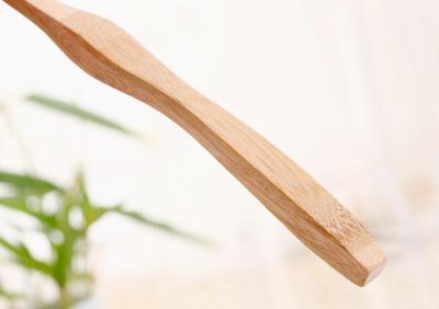 China Cepillo de dientes de bambú de Eco de la onda de las cerdas abonablees gruesas de la manija reutilizable en venta