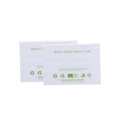 China Transparent Compostable Ziplock Bags Biodegradable Plastic PEVA for sale