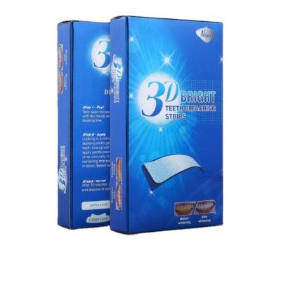 China GMP 3D Dental Teeth Whitening Strips Non Peroxide PAP 100% Effective for sale