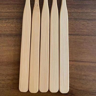 China Cepillo de dientes de bambú de Eco de la manija plana del Smoothie con la cerda nana suave en venta